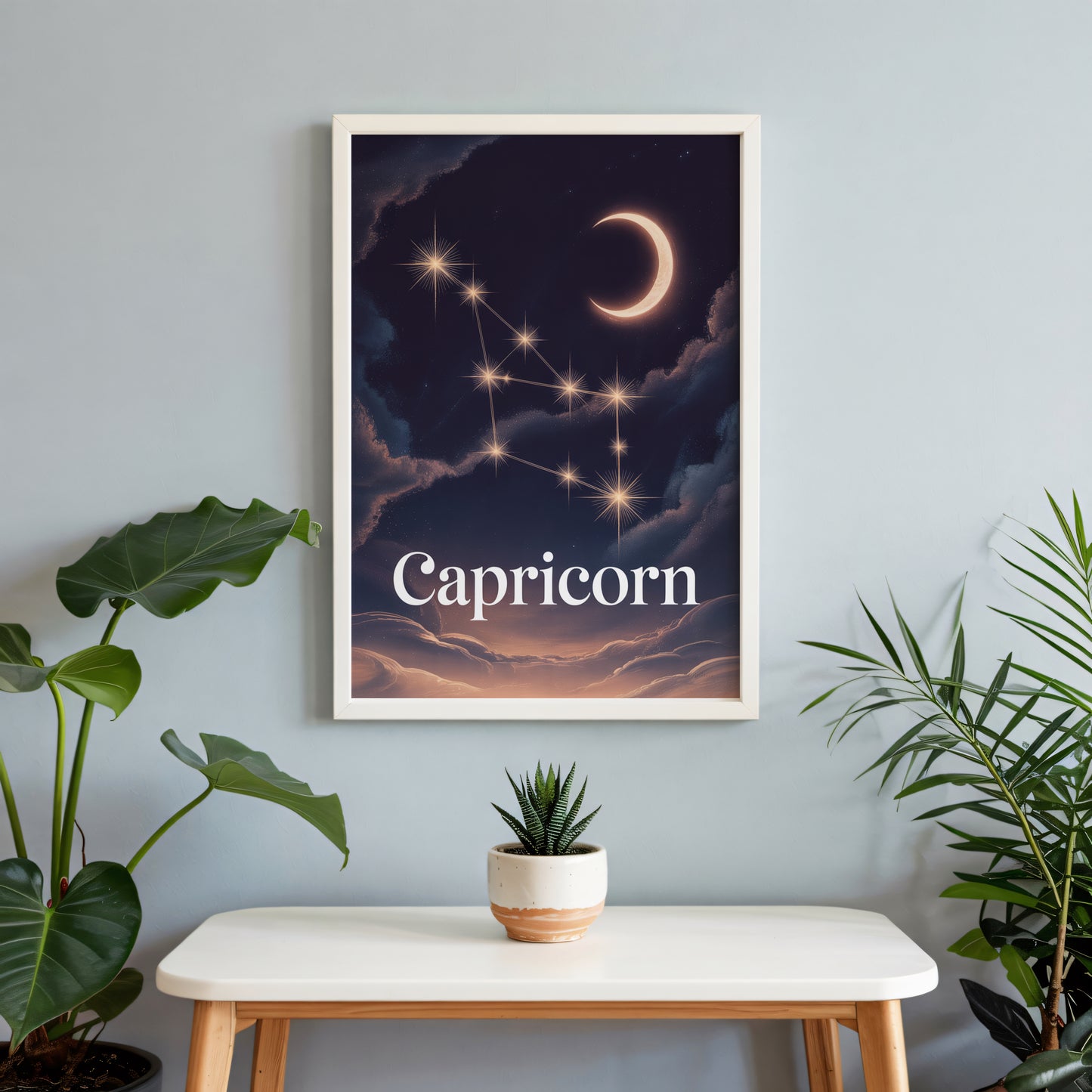Capricorn Celestial Wall Art