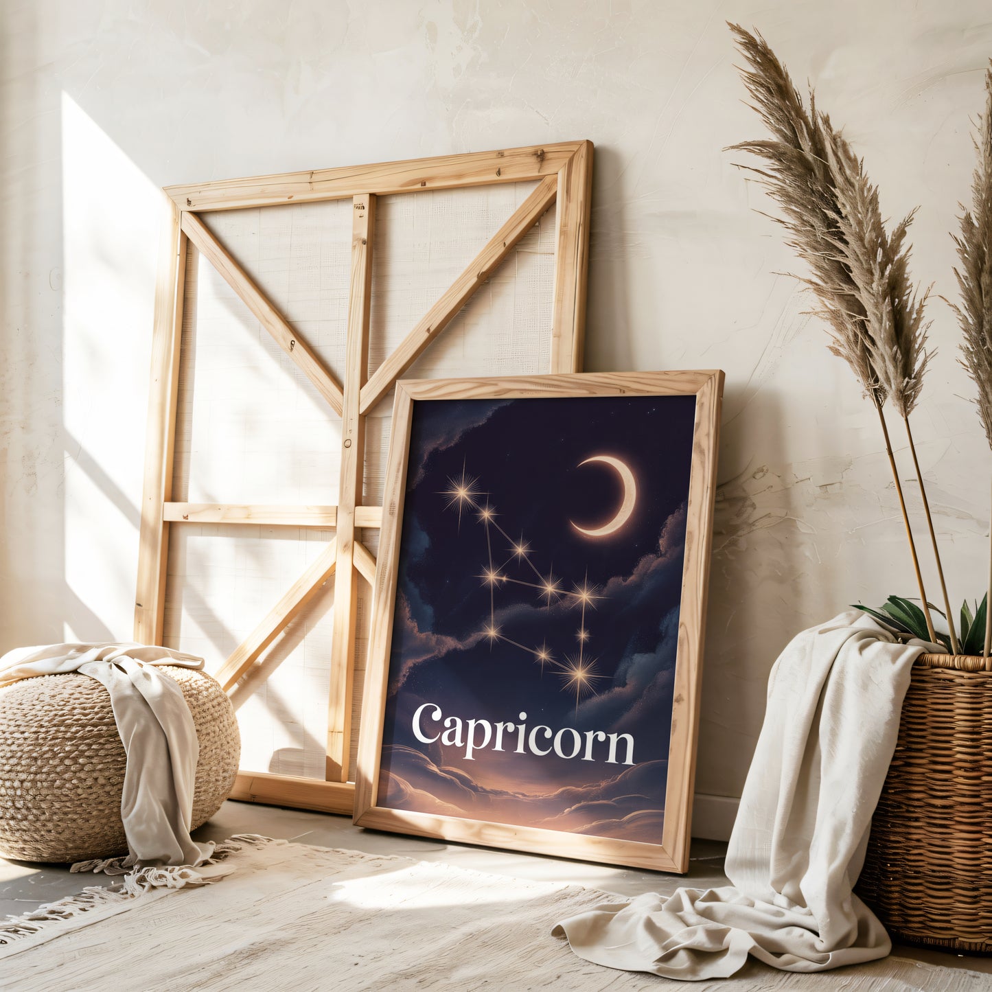 Capricorn Celestial Wall Art
