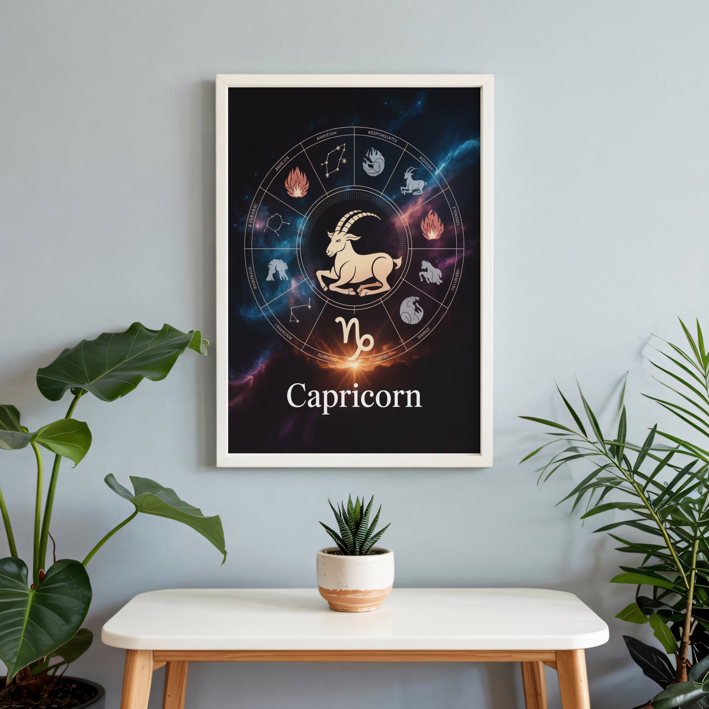 Capricorn Circular Wall Art