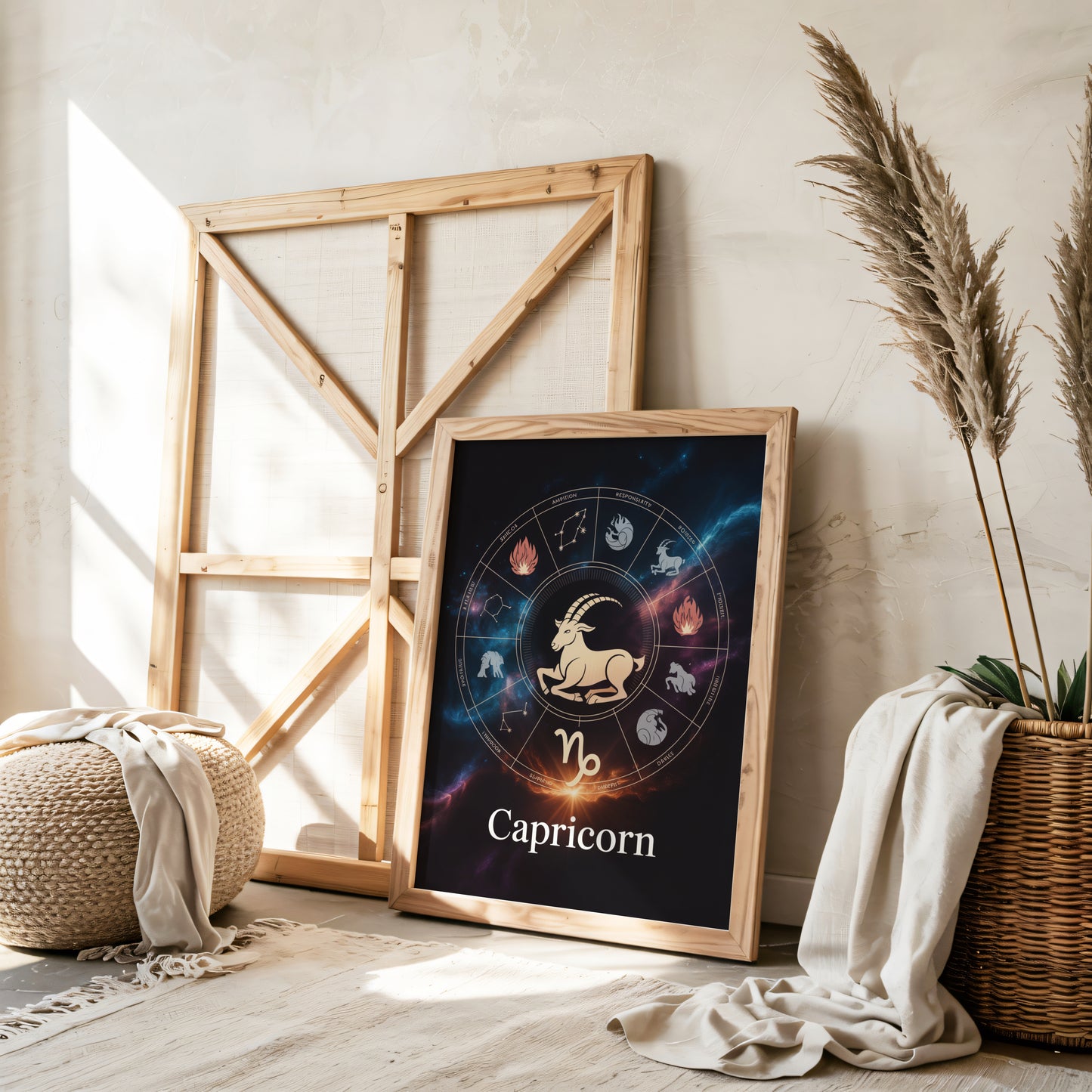 Capricorn Circular Wall Art
