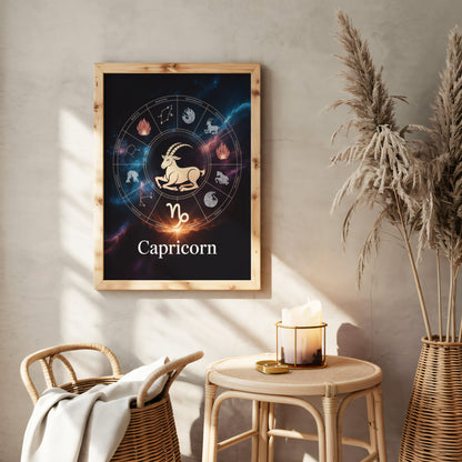 Capricorn Circular Wall Art