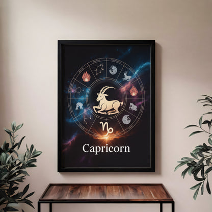 Capricorn Circular Wall Art