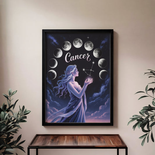 Cancer Lunar Wall Art