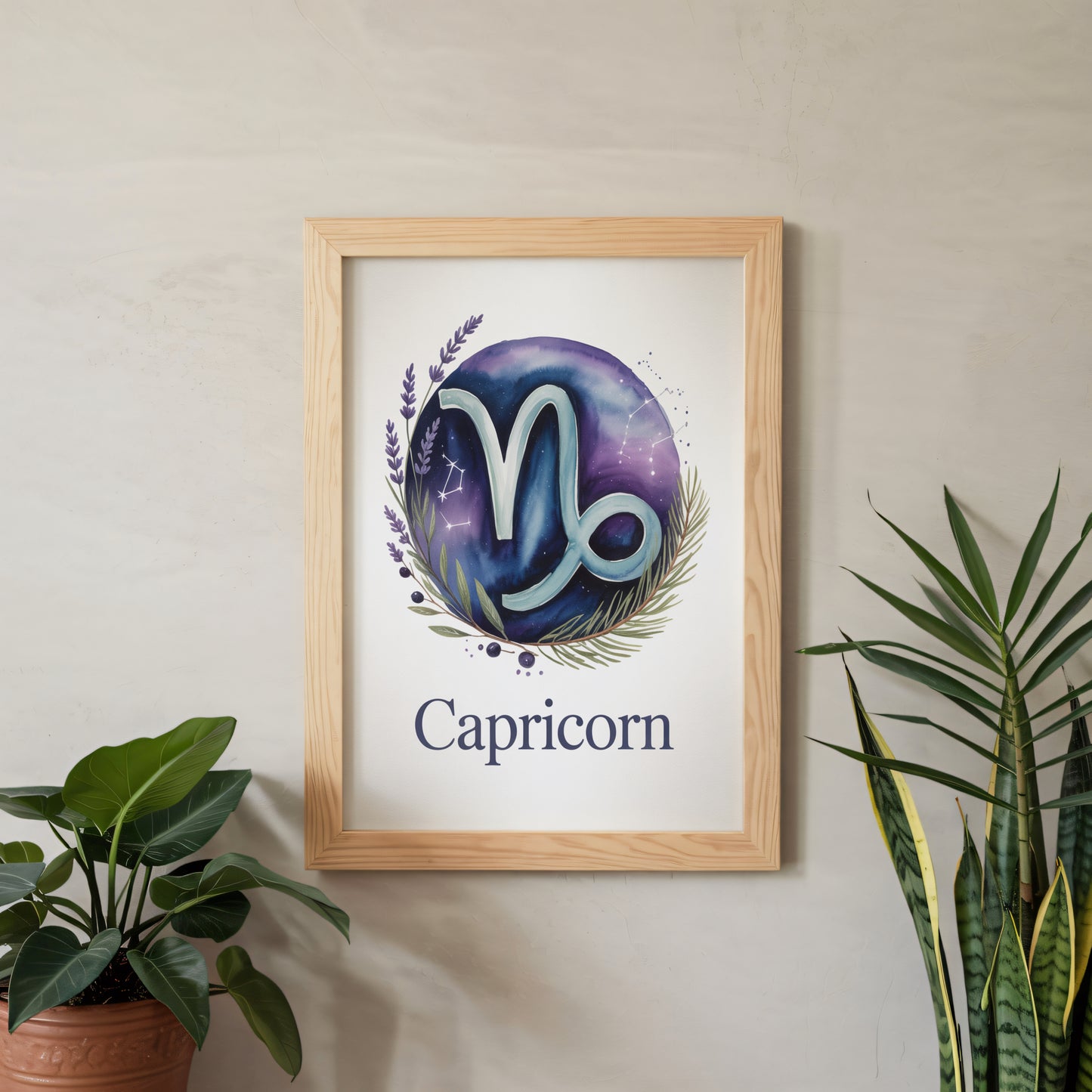 Capricorn Delicate Wall Art