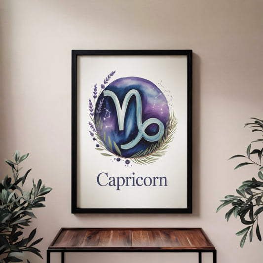 Capricorn Delicate Wall Art