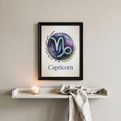 Capricorn Delicate Wall Art