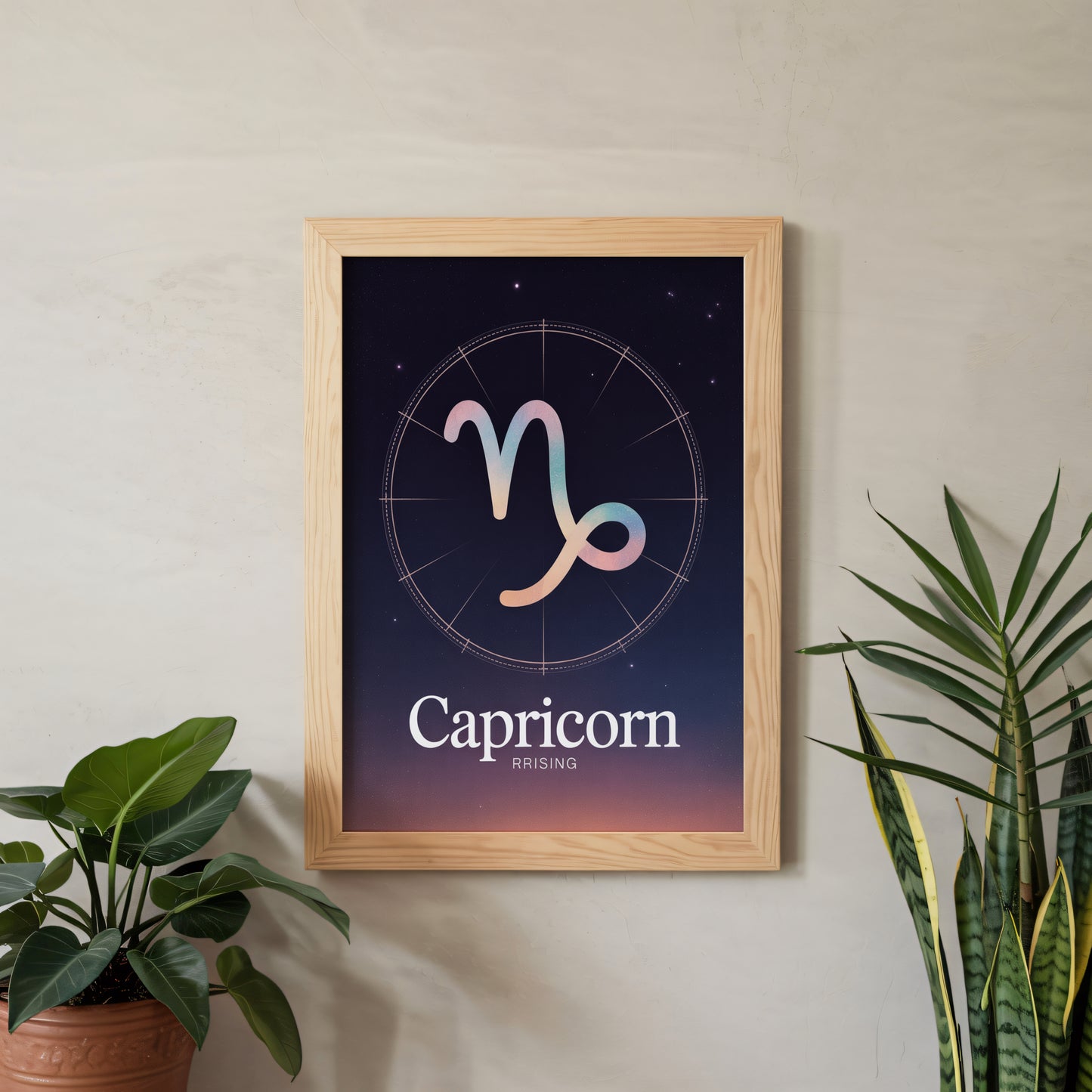 Capricorn Birth Wall Art