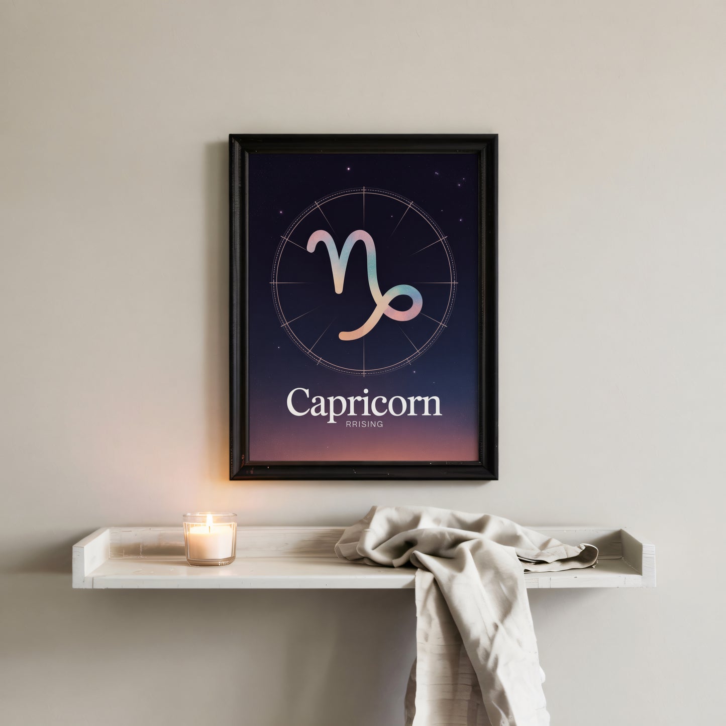 Capricorn Birth Wall Art
