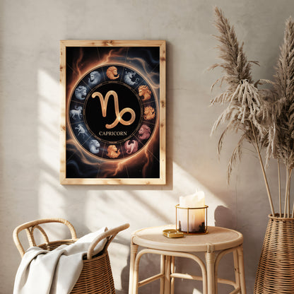 Capricorn Colour Wall Art