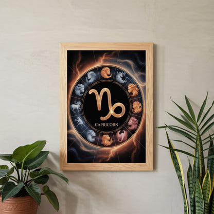 Capricorn Colour Wall Art