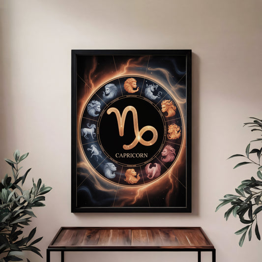 Capricorn Colour Wall Art