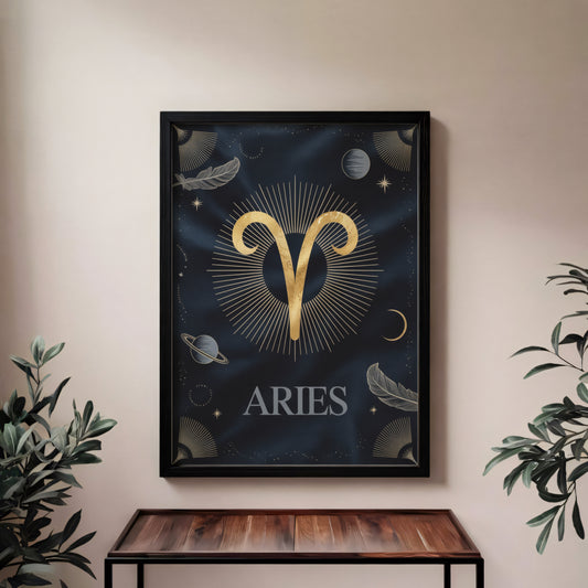 Aries Bold Radiant Wall Art