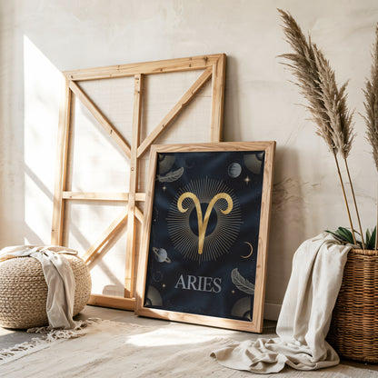 Aries Bold Radiant Wall Art