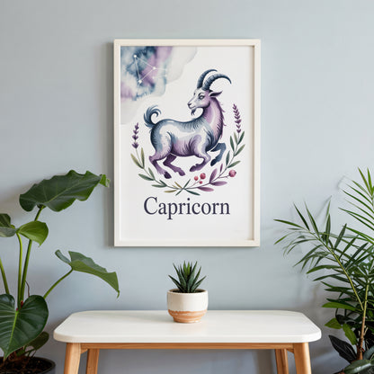 Capricorn Earth Wall Art