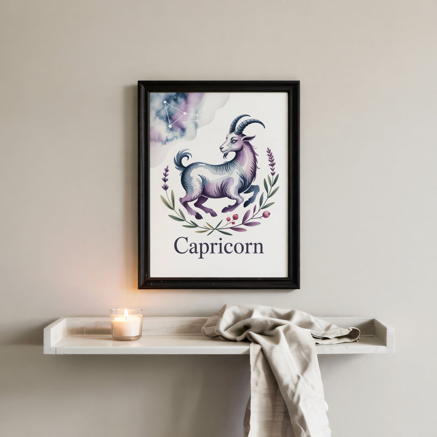 Capricorn Earth Wall Art