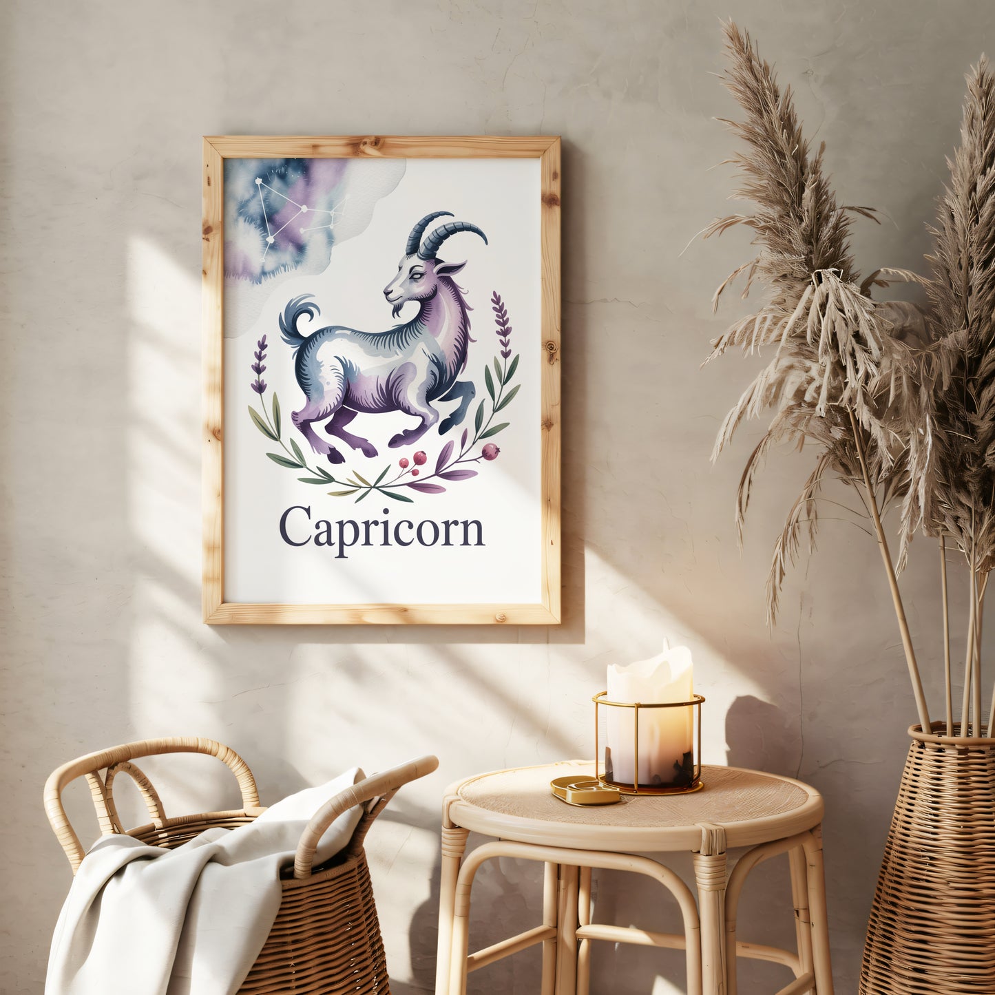Capricorn Earth Wall Art