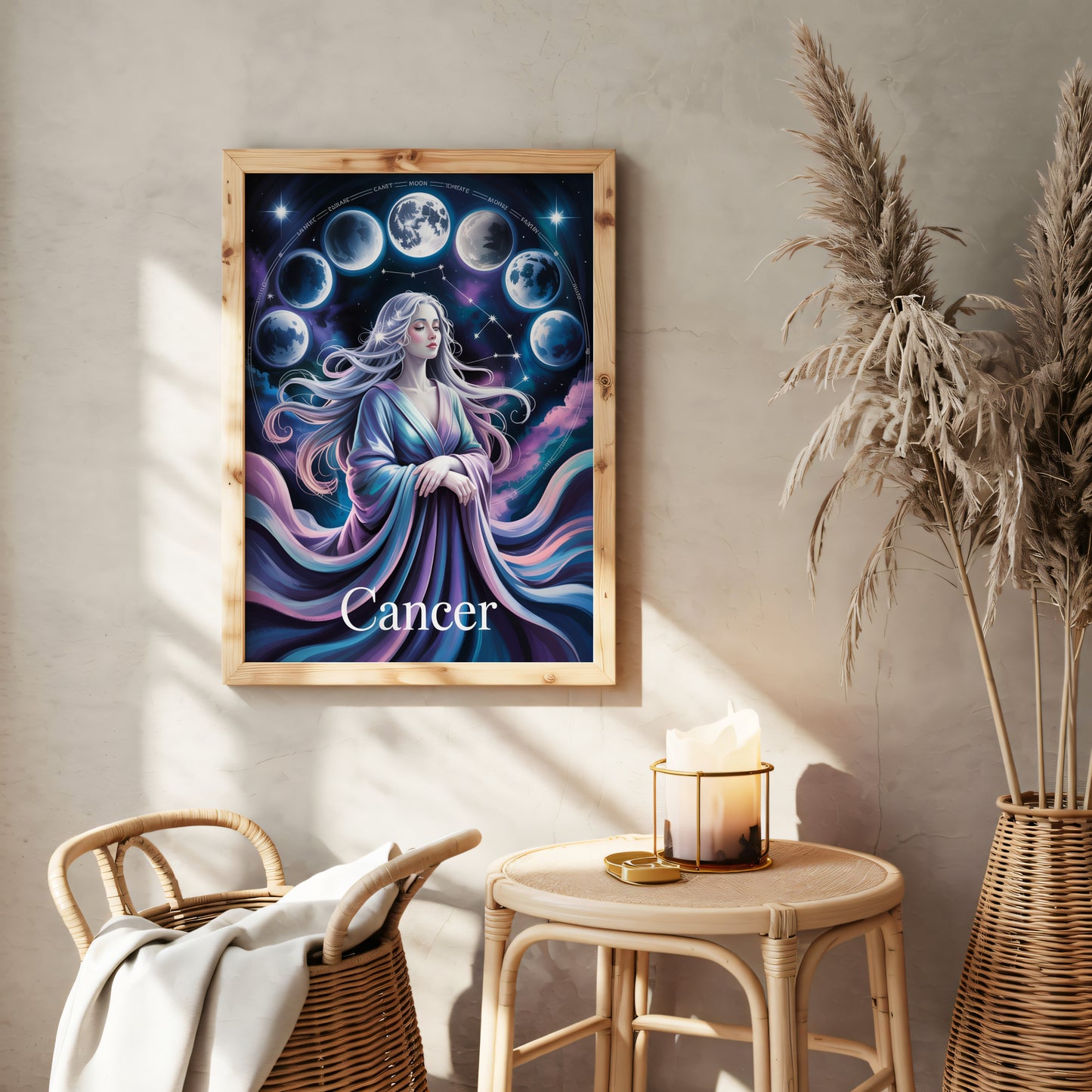 Cancer Vivid Wall Art