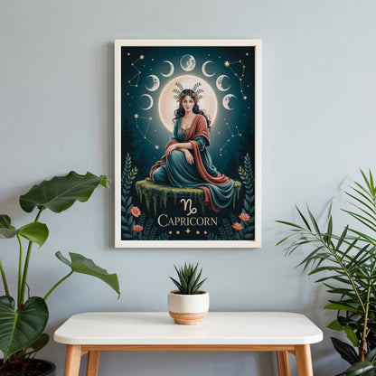 Capricorn Sure Bright Wall Art