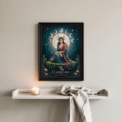 Capricorn Sure Bright Wall Art