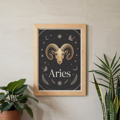 Aries Subtle Wall Art