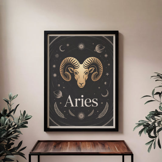Aries Subtle Wall Art