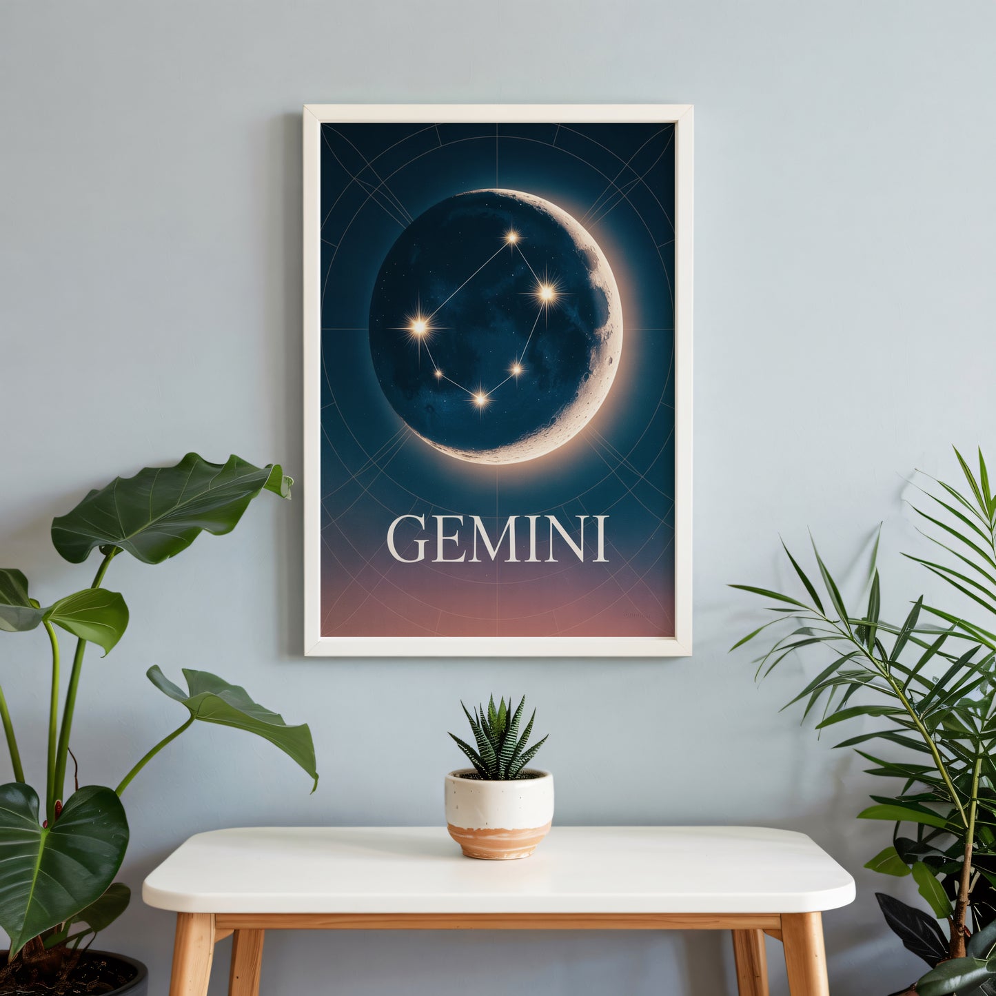 Gemini Celestial Wall Art