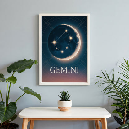 Gemini Celestial Wall Art