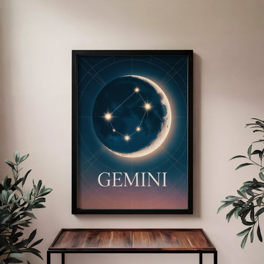 Gemini Celestial Wall Art