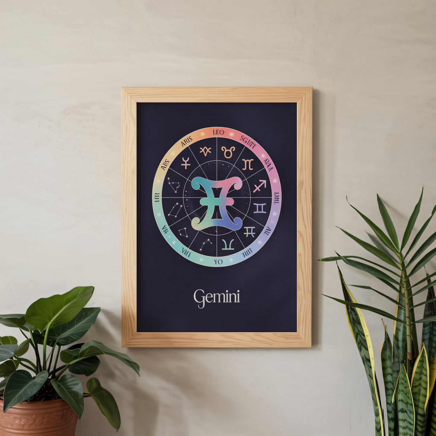 Gemini Circular Wall Art