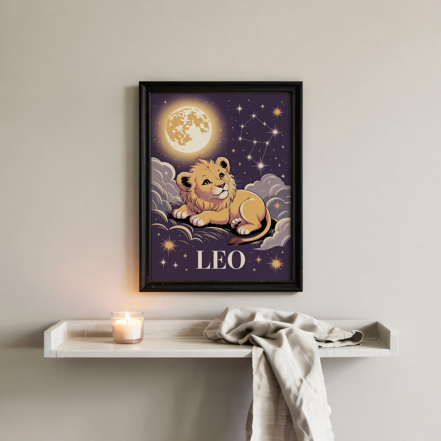 Leo Dreamy Kids Wall Art