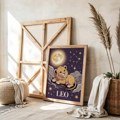 Leo Dreamy Kids Wall Art