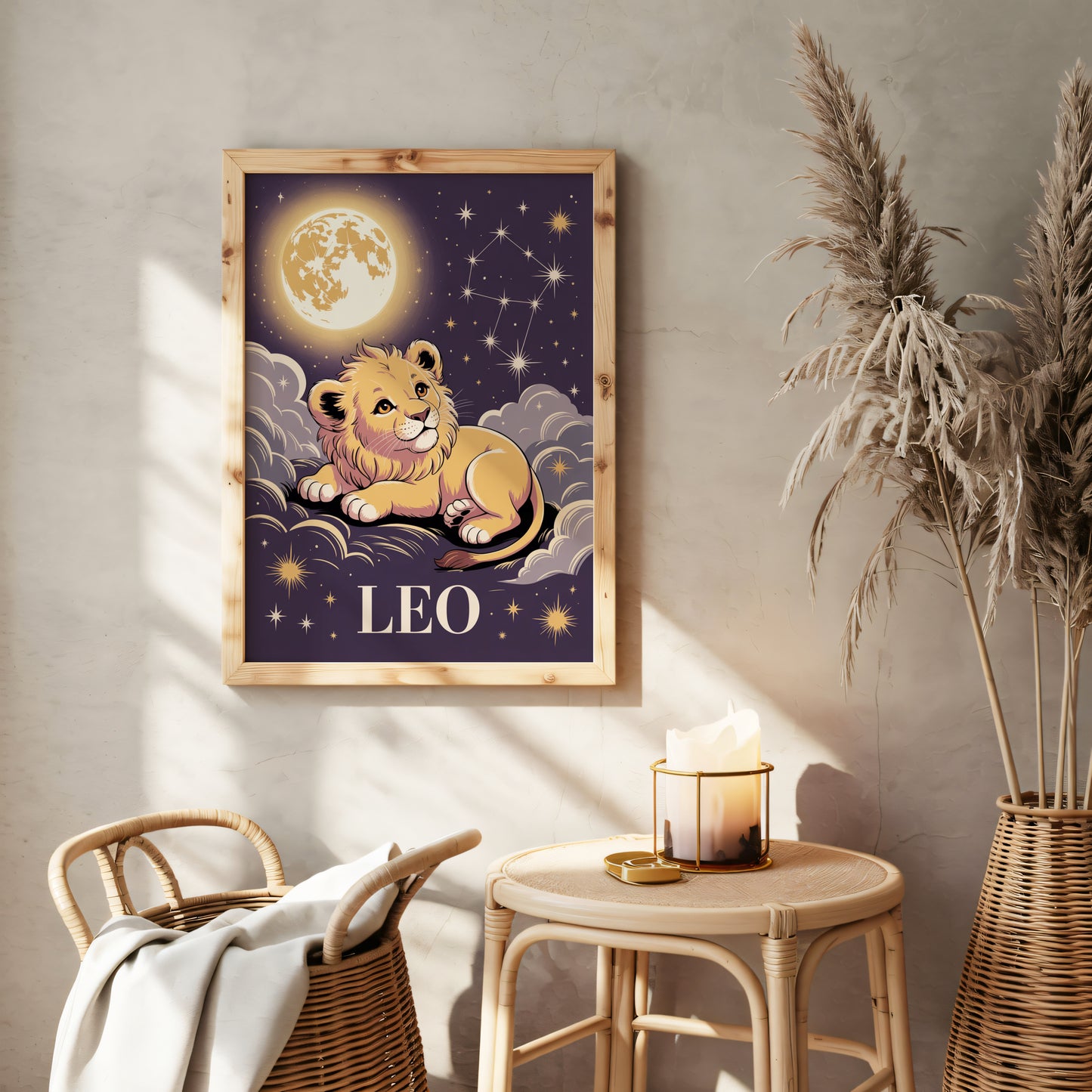 Leo Dreamy Kids Wall Art