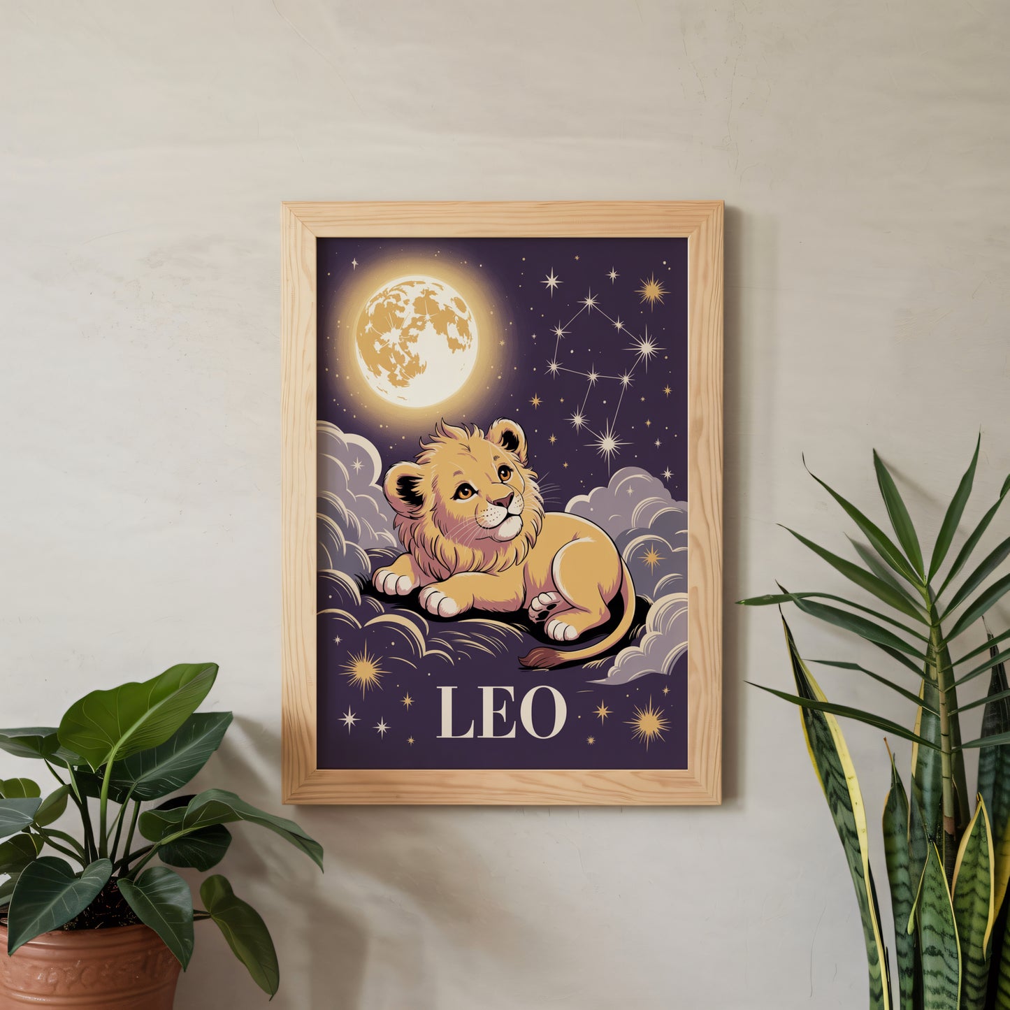 Leo Dreamy Kids Wall Art