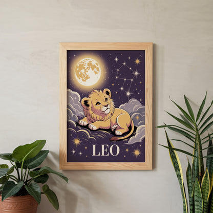 Leo Dreamy Kids Wall Art