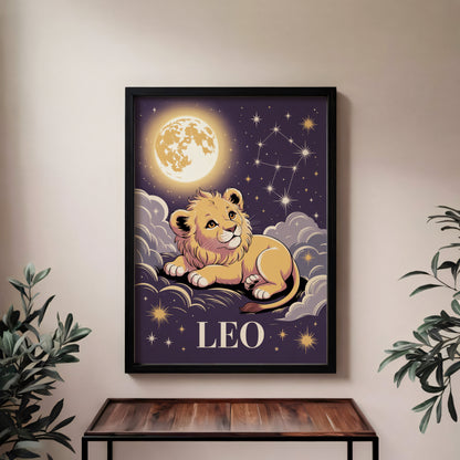 Leo Dreamy Kids Wall Art