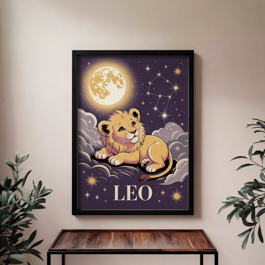 Leo Dreamy Kids Wall Art