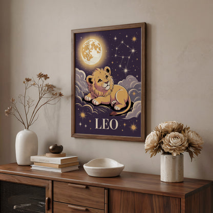 Leo Dreamy Kids Wall Art