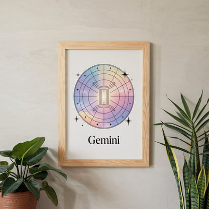 Gemini Elegant Wall Art