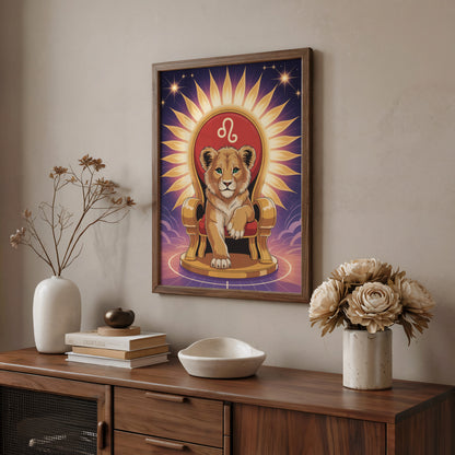 Leo Vibrant Kids Wall Art