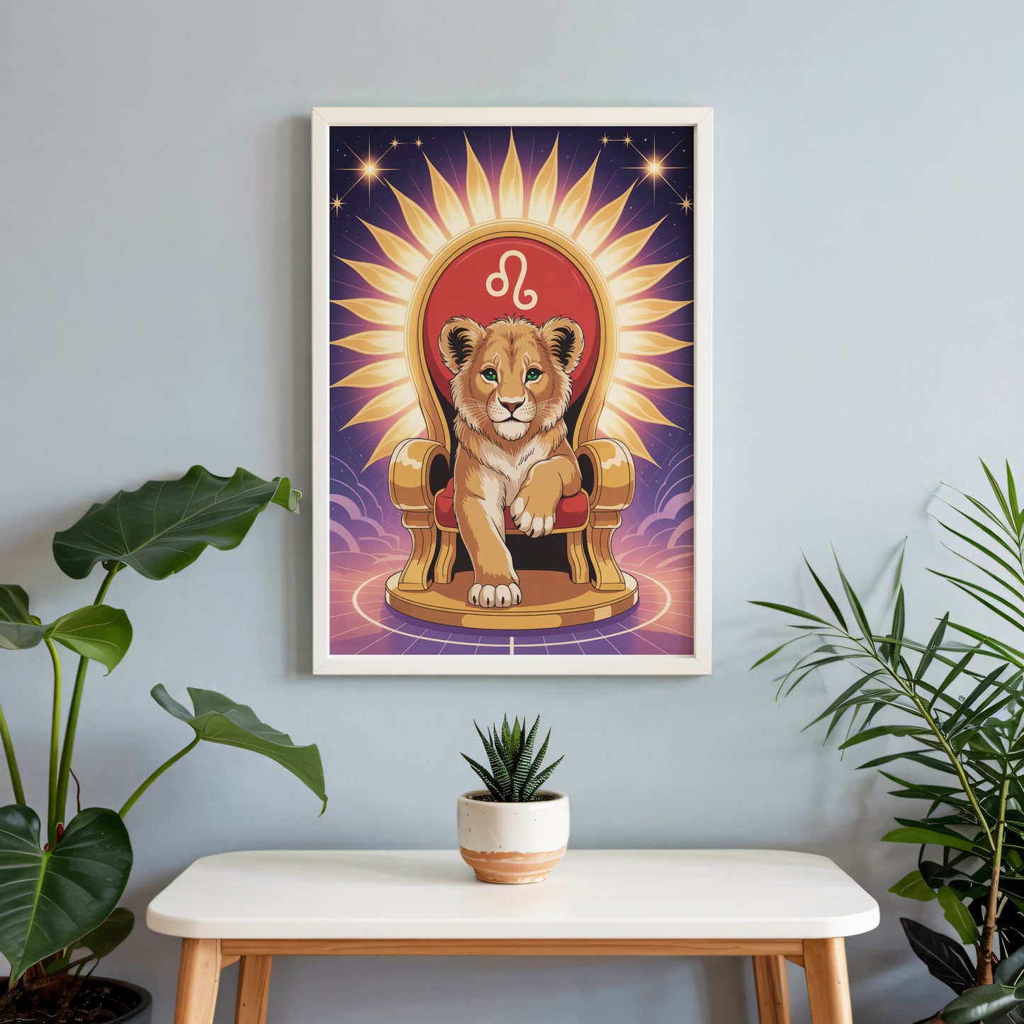 Leo Vibrant Kids Wall Art