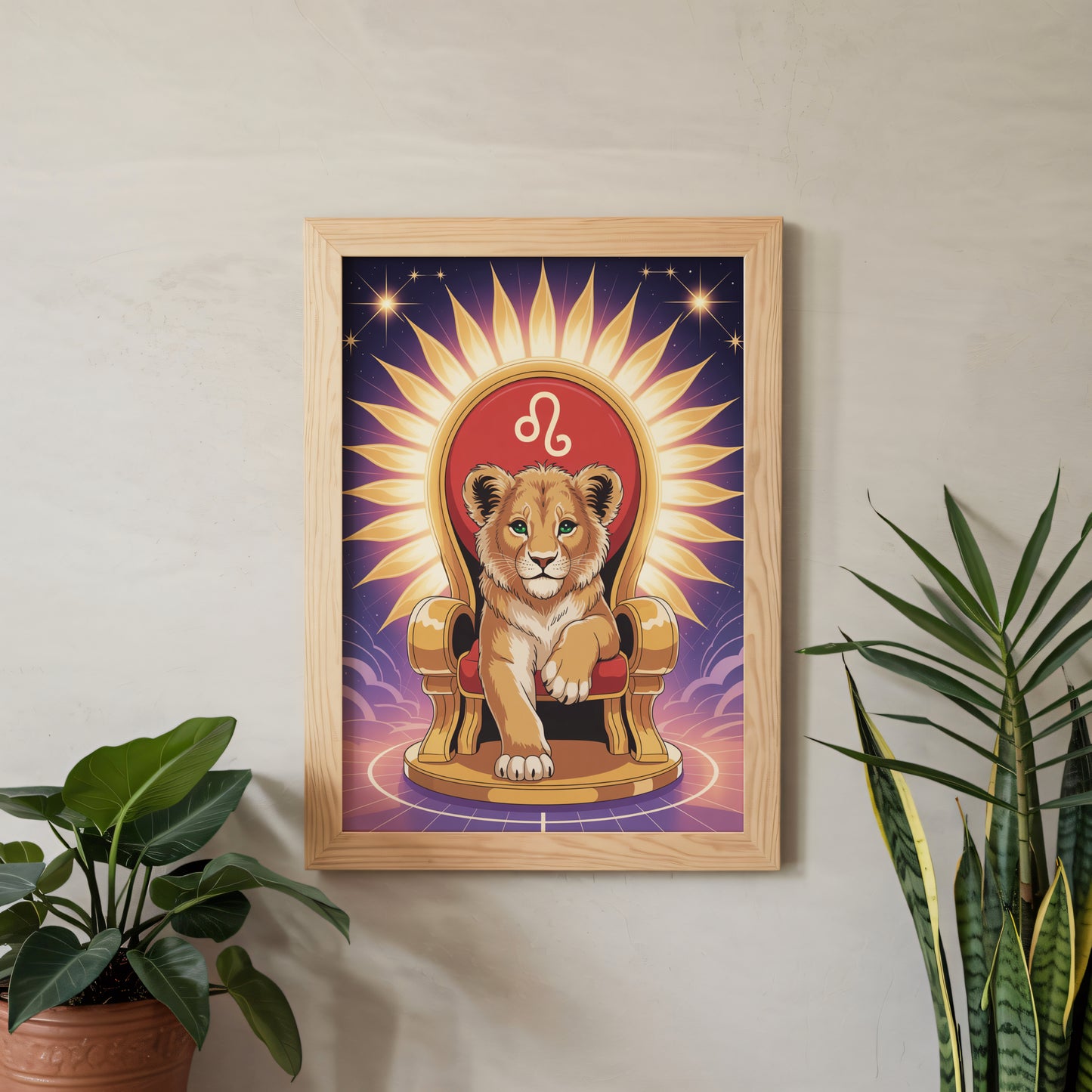 Leo Vibrant Kids Wall Art