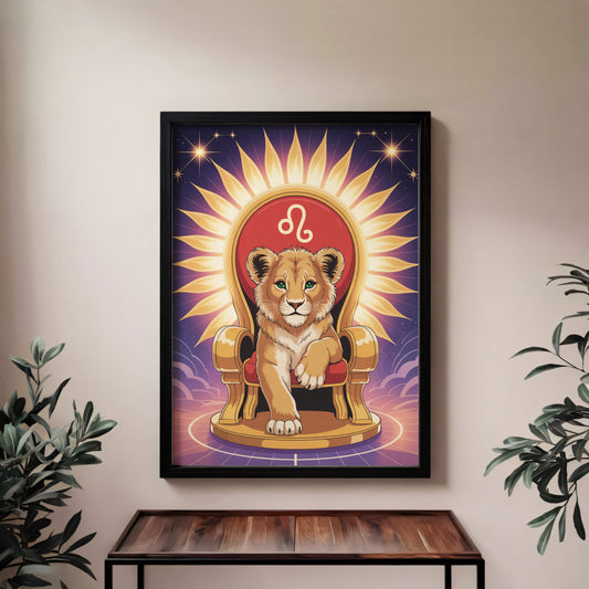 Leo Vibrant Kids Wall Art