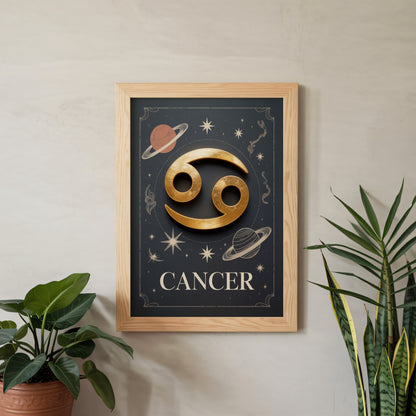 Cancer Bold Wall Art
