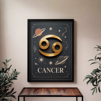 Cancer Bold Wall Art