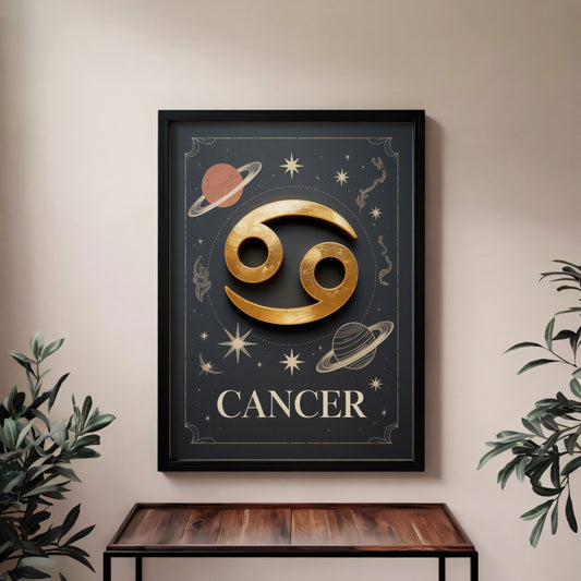 Cancer Bold Wall Art