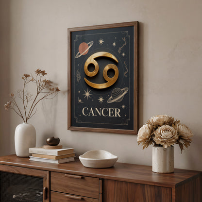 Cancer Bold Wall Art