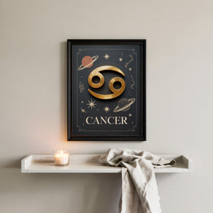 Cancer Bold Wall Art