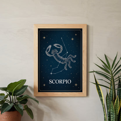 Scorpio Points Wall Art