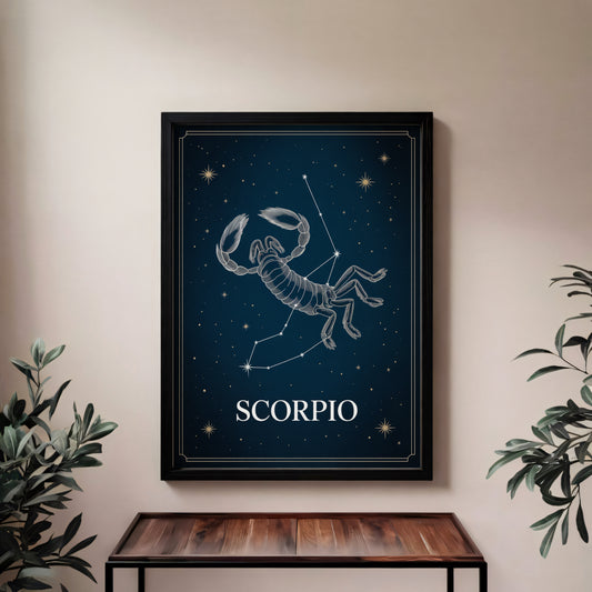 Scorpio Points Wall Art
