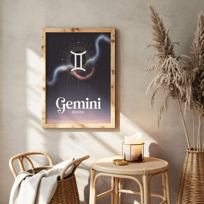 Gemini Birth Wall Art